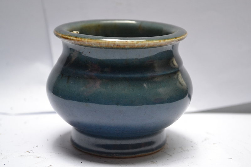 明蓝釉香炉（三级）